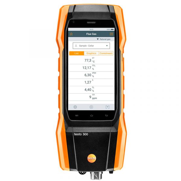 Testo Analizador - Set 300 Longlife con dilución con impresora - Imagen 9