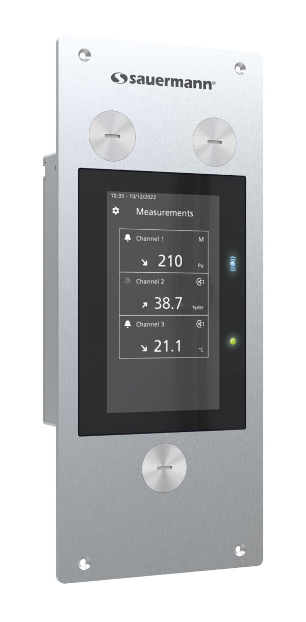 Transmisor de presión multifunción panelable Si-CPE320 Sauermann - Imagen 2