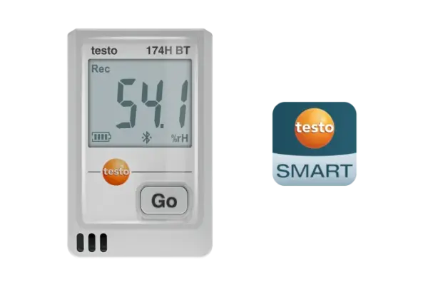 Data Logger de temperatura y humedad Testo 174H BT - Imagen 2